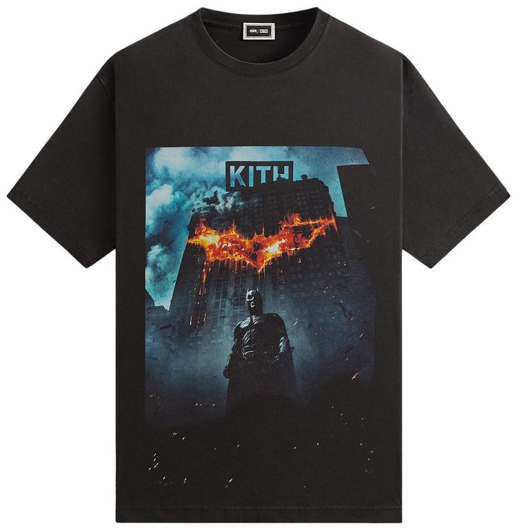 Kith x Batman Dark Knight International Vintage Tee Black