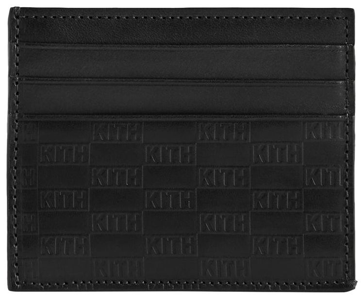 Kith Monogram Card Holder Black