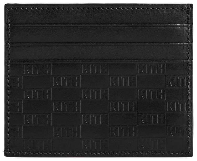 Kith Monogram Card Holder Black