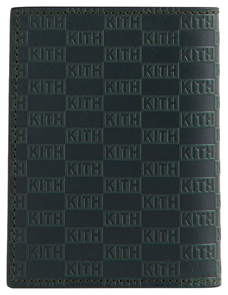 Kith Monogram Bi Fold Wallet Equestrian