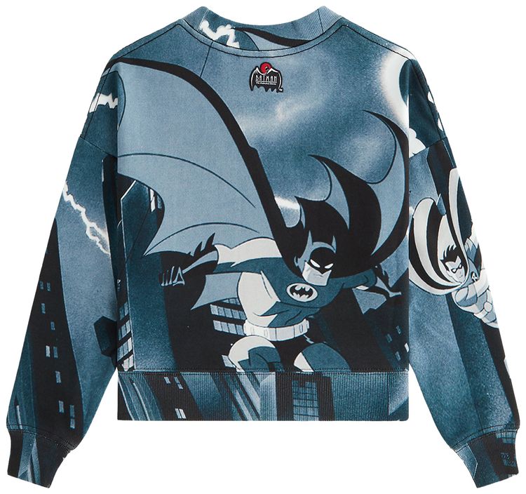Kith Kids x Batman And Robin Nelson Crewneck Black