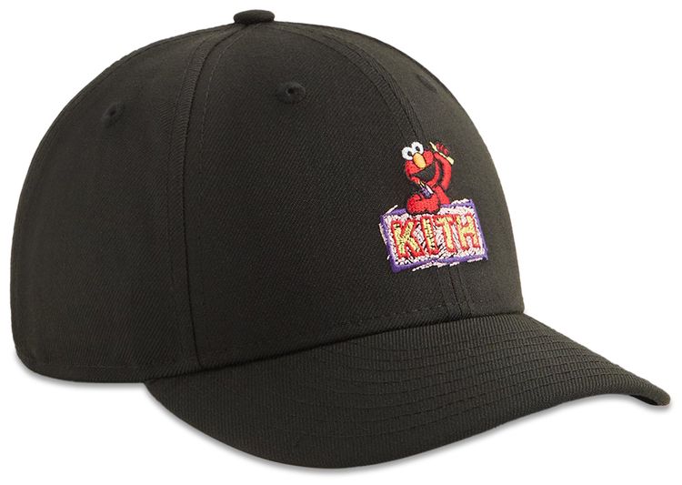 Kith x Sesame Street Elmo 59FIFTY Low Profile Fitted Cap Black