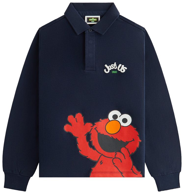 Kith Kids x Sesame Street Elmo x Cookie Monster Rugby Nocturnal