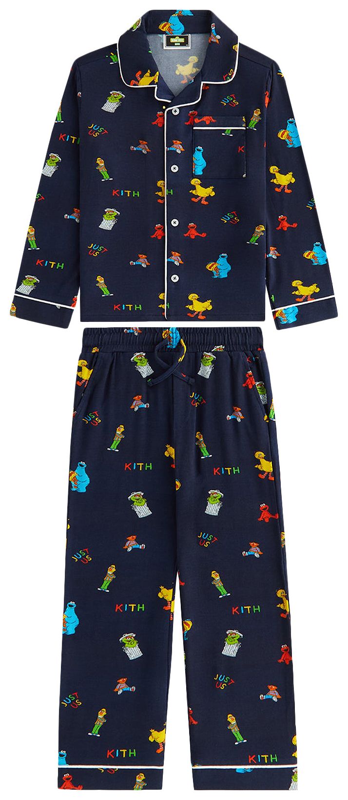 Kith Kids x Sesame Street Pajama Set Nocturnal