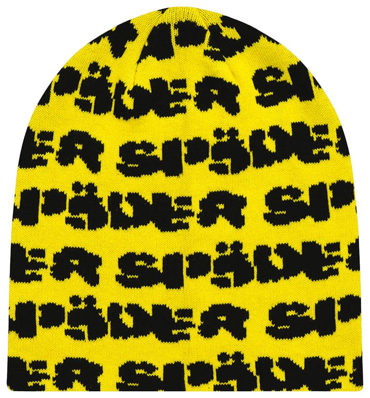 Sp5der Fuzzy Logo Skully Yellow