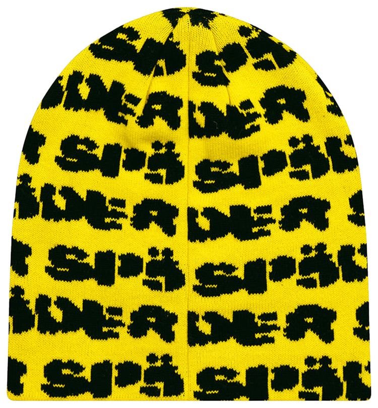 Sp5der Fuzzy Logo Skully Yellow