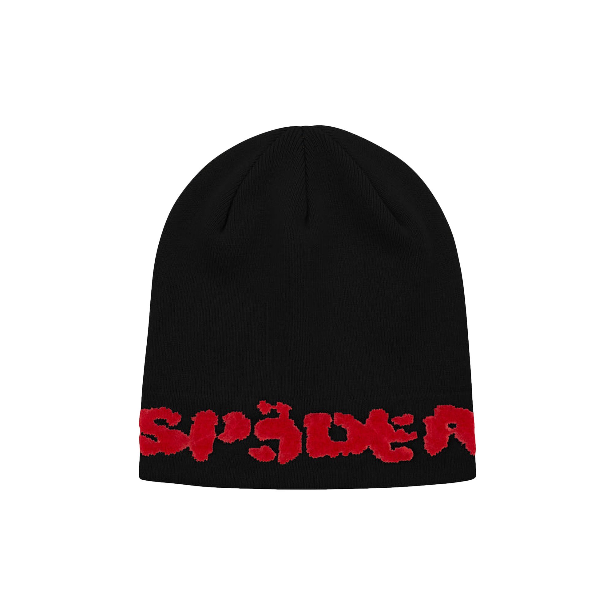 Buy Sp5der Fuzzy Logo Mohair Beanie 'Black' - BN05FW24BLK | GOAT