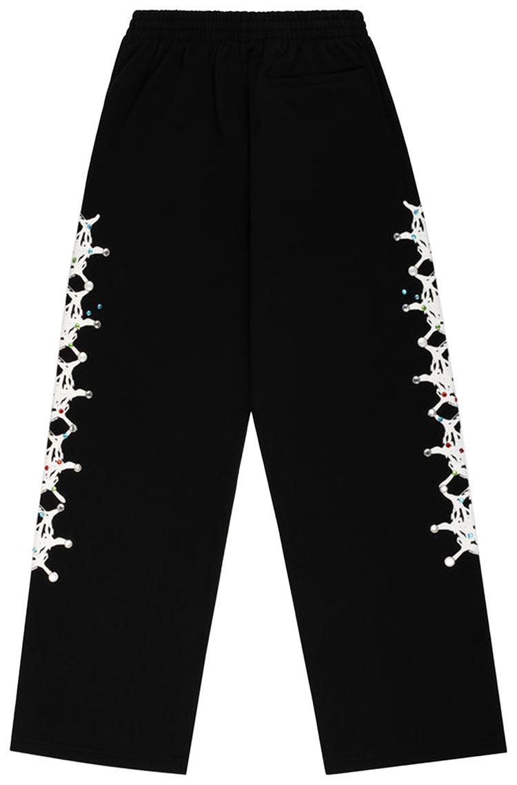 Sp5der Stone Sweatpant Black