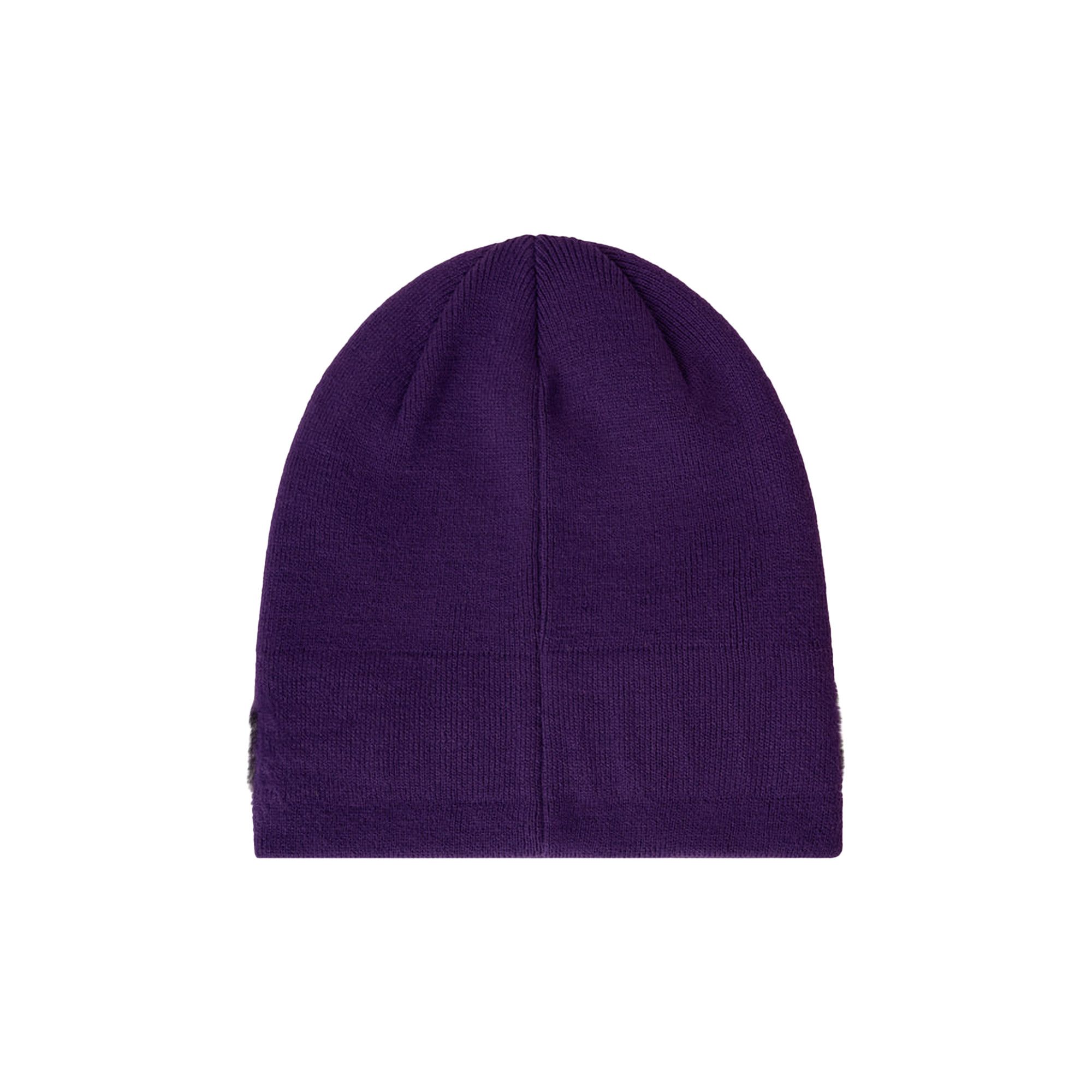 Buy Sp5der Fuzzy Logo Mohair Beanie 'Purple' - BN05FW24PRP