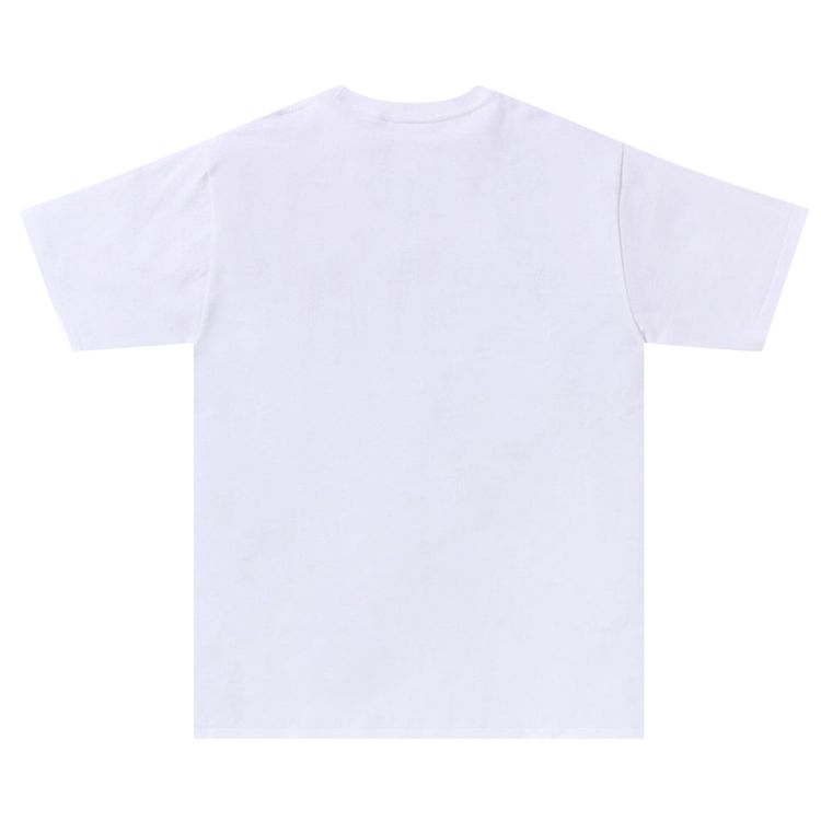 BAPE Sunset Beach Ape Head Tee White
