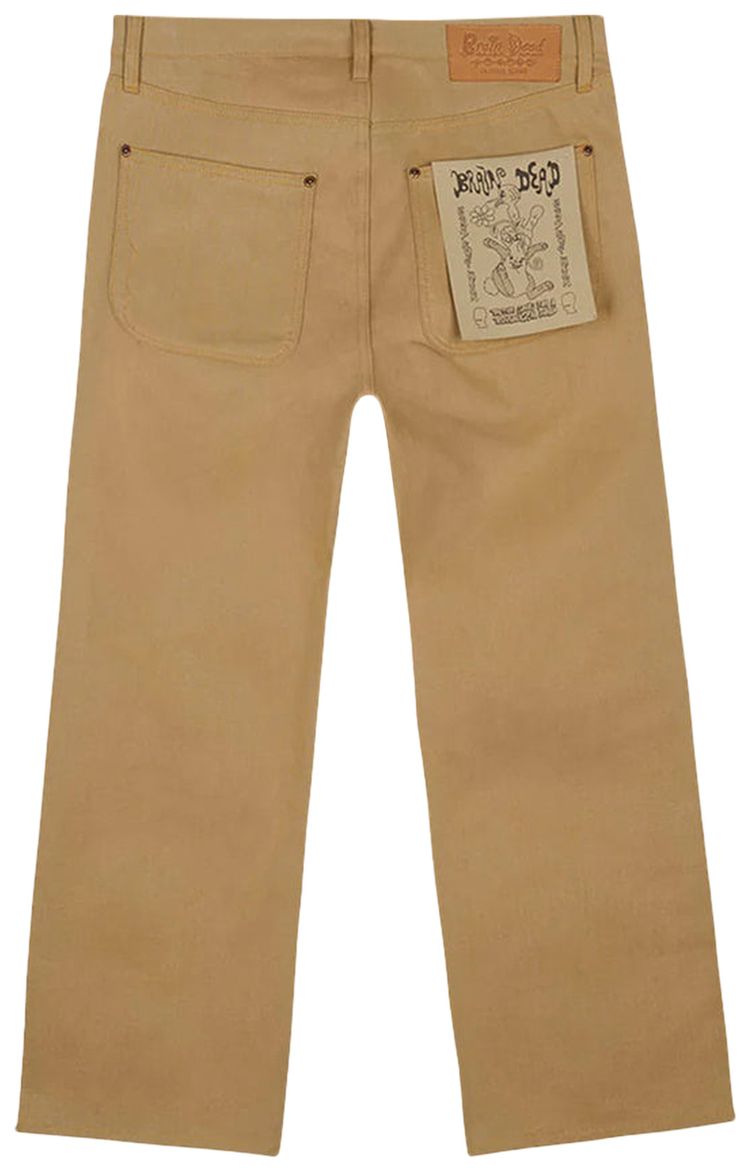 Brain Dead Selvedge Nihon Menpu Bull Denim Tan