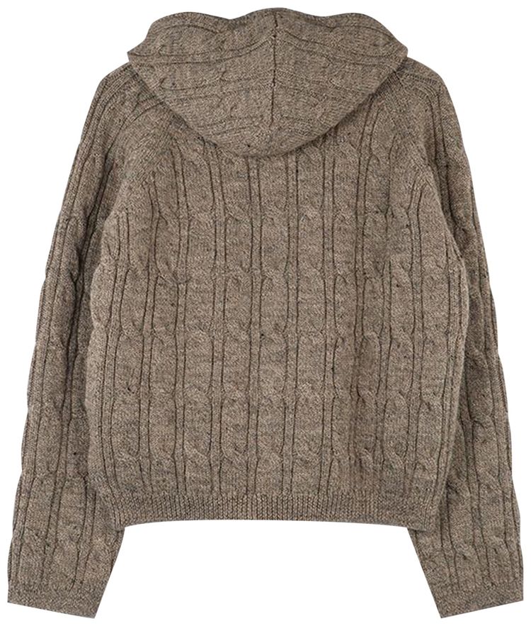 Our Legacy Isles Wool Level Hoodie Stable Melange