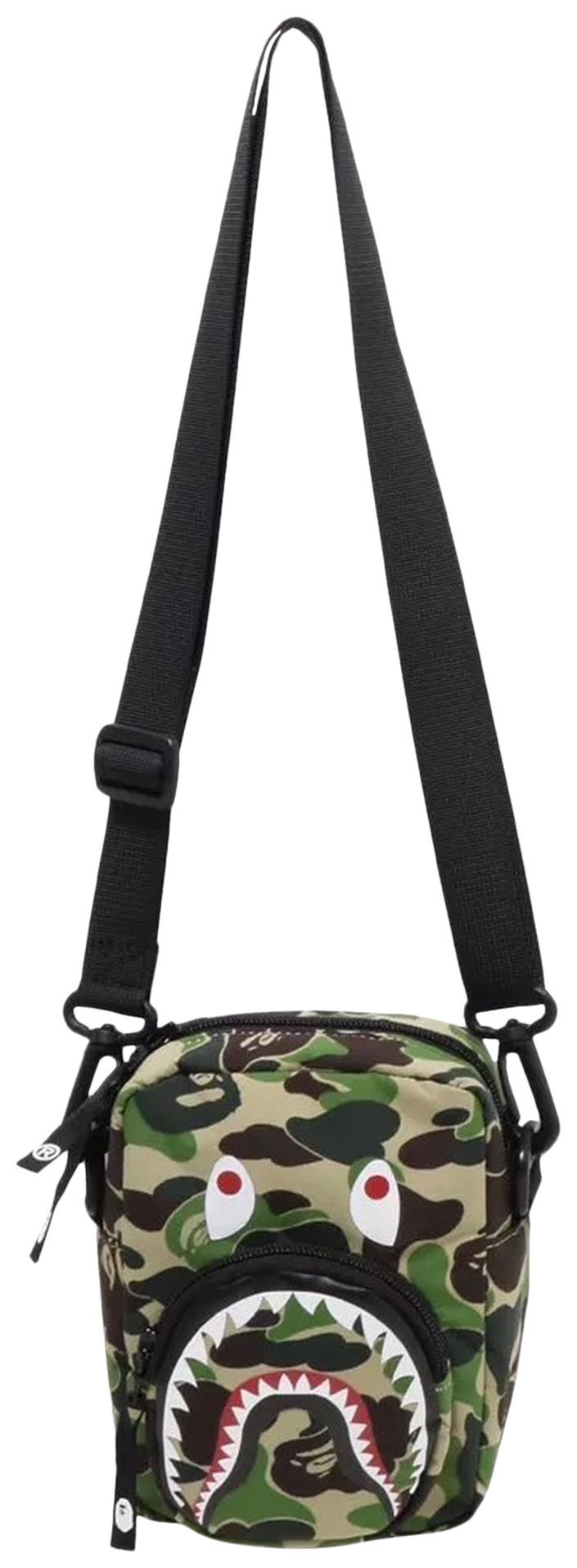 BAPE ABC Camo Shark Mini Bag Green