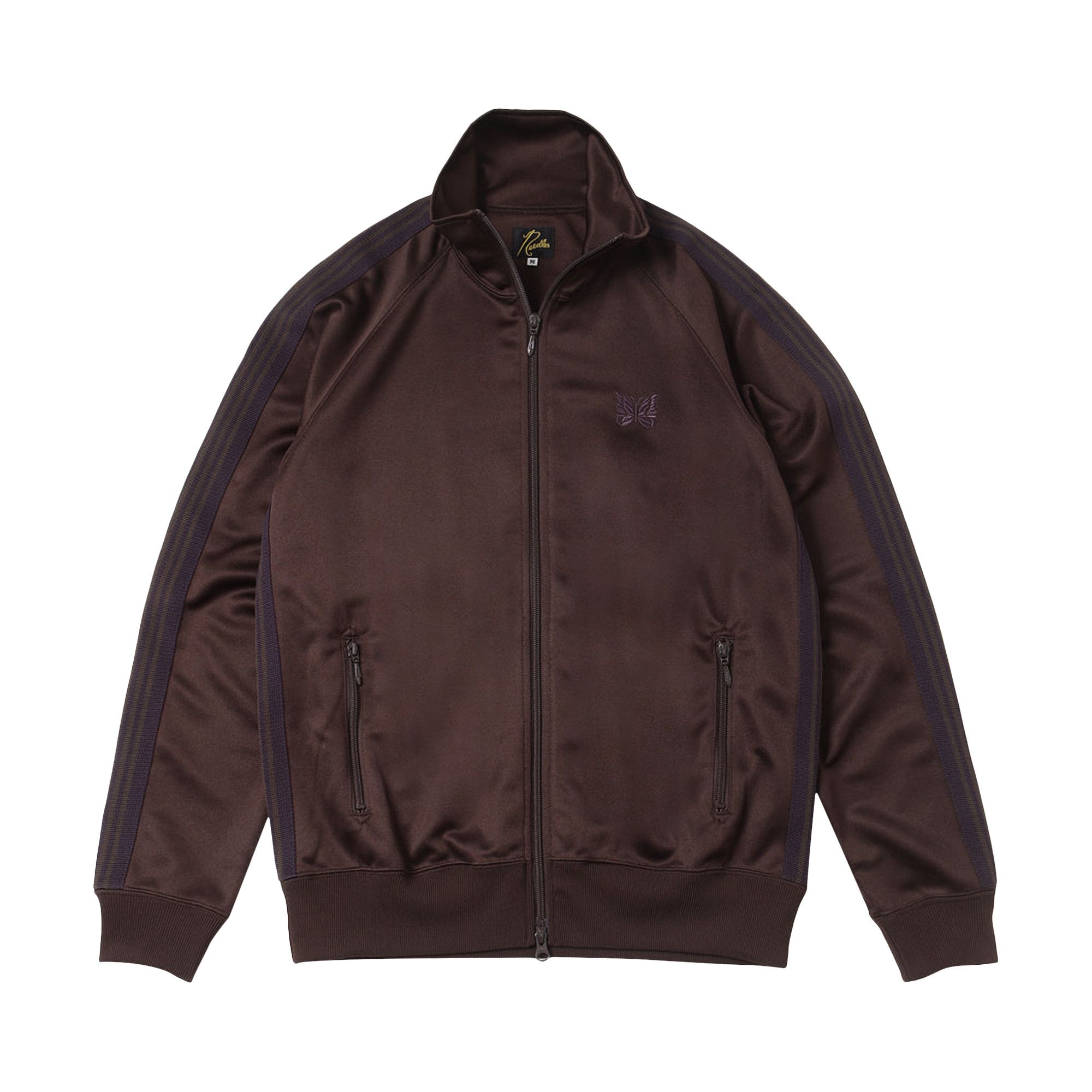 Buy Needles Track Jacket 'Dark Brown' - PU271 DABR | GOAT AU