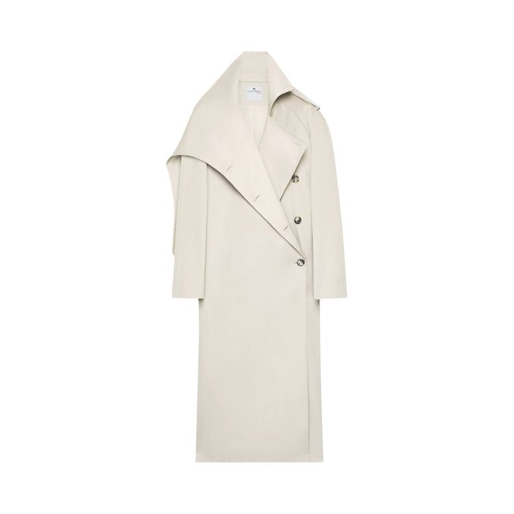 Oblique Short Trench Coat