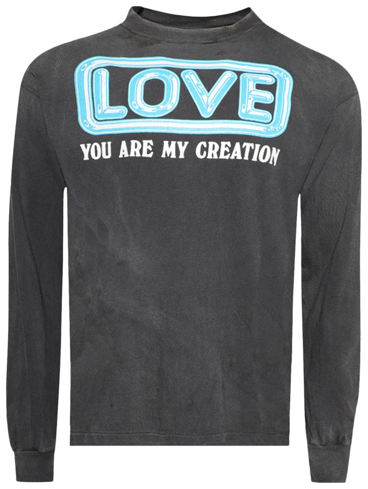 SAINT Mxxxxxx Love Long Sleeve Tee Black