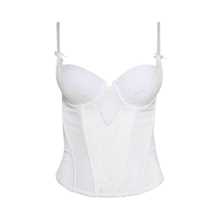 Vetements Corset Top White