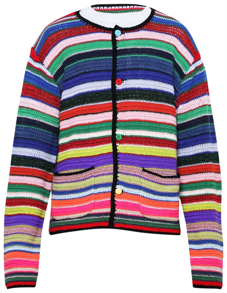 SAINT Mxxxxxx x Lastman Knit Cardigan Multicolor