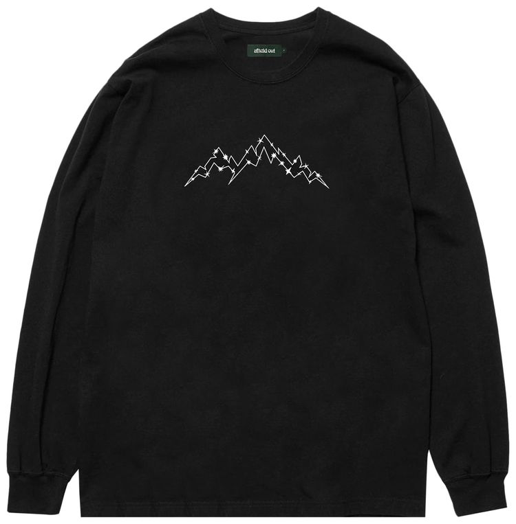 Afield Out Constellation Long Sleeve T Shirt Black