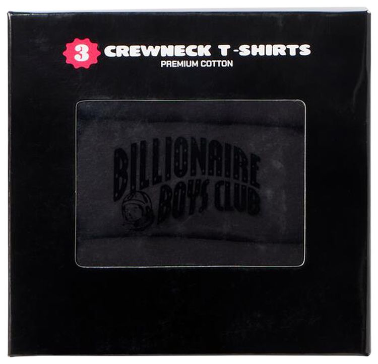 Billionaire Boys Club Basecamp T Shirt 3 Pack Black