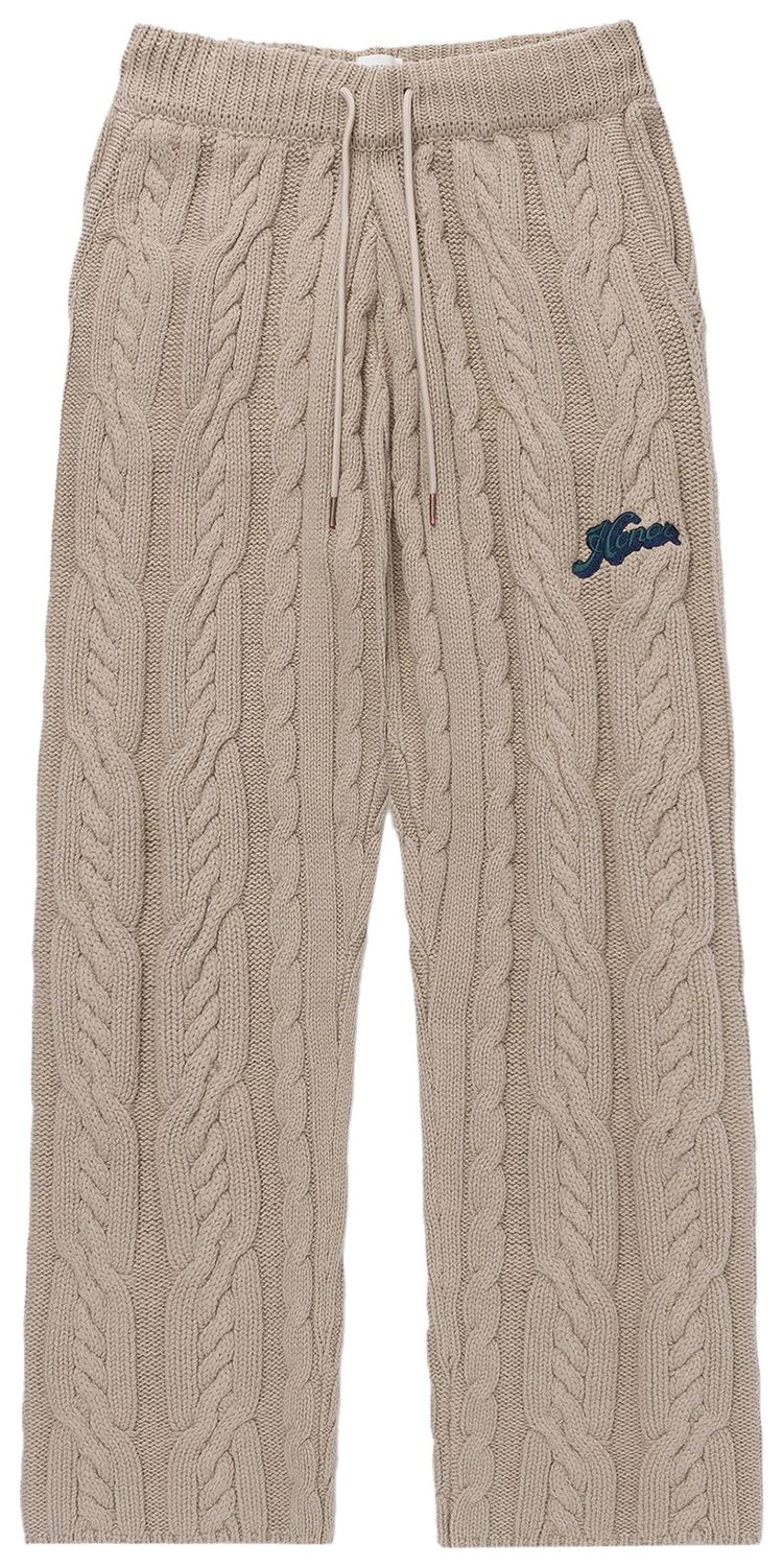 Honor The Gift Cable Knit Leisure Pants Stone