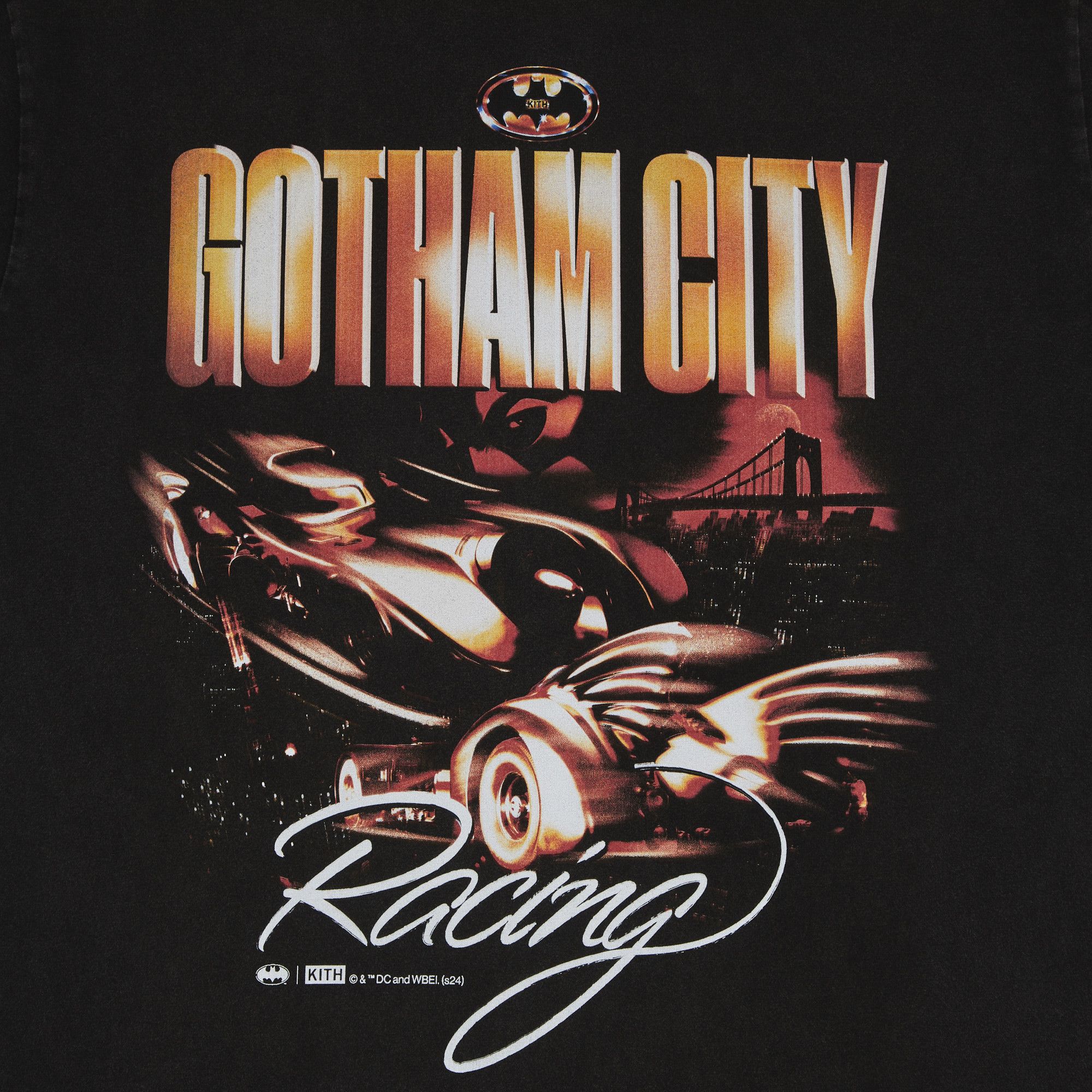 Buy Kith x Batman Batmobile Vintage Tee 'Black' - KHM032779 Buy Kith x Batman Batmobile Vintage Tee 'Black' - KHM032779