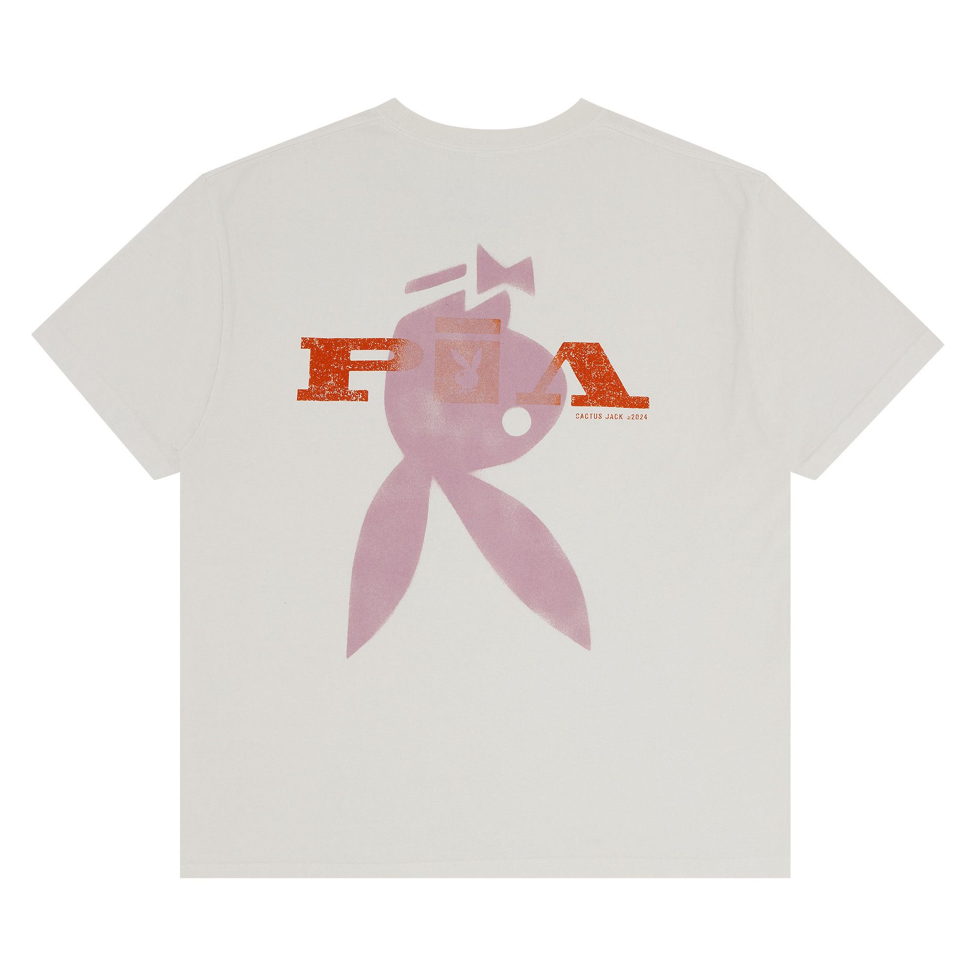 激安商品 Buy Cactus Jack by Travis Scott x Playboy Tee I 'White トップス
