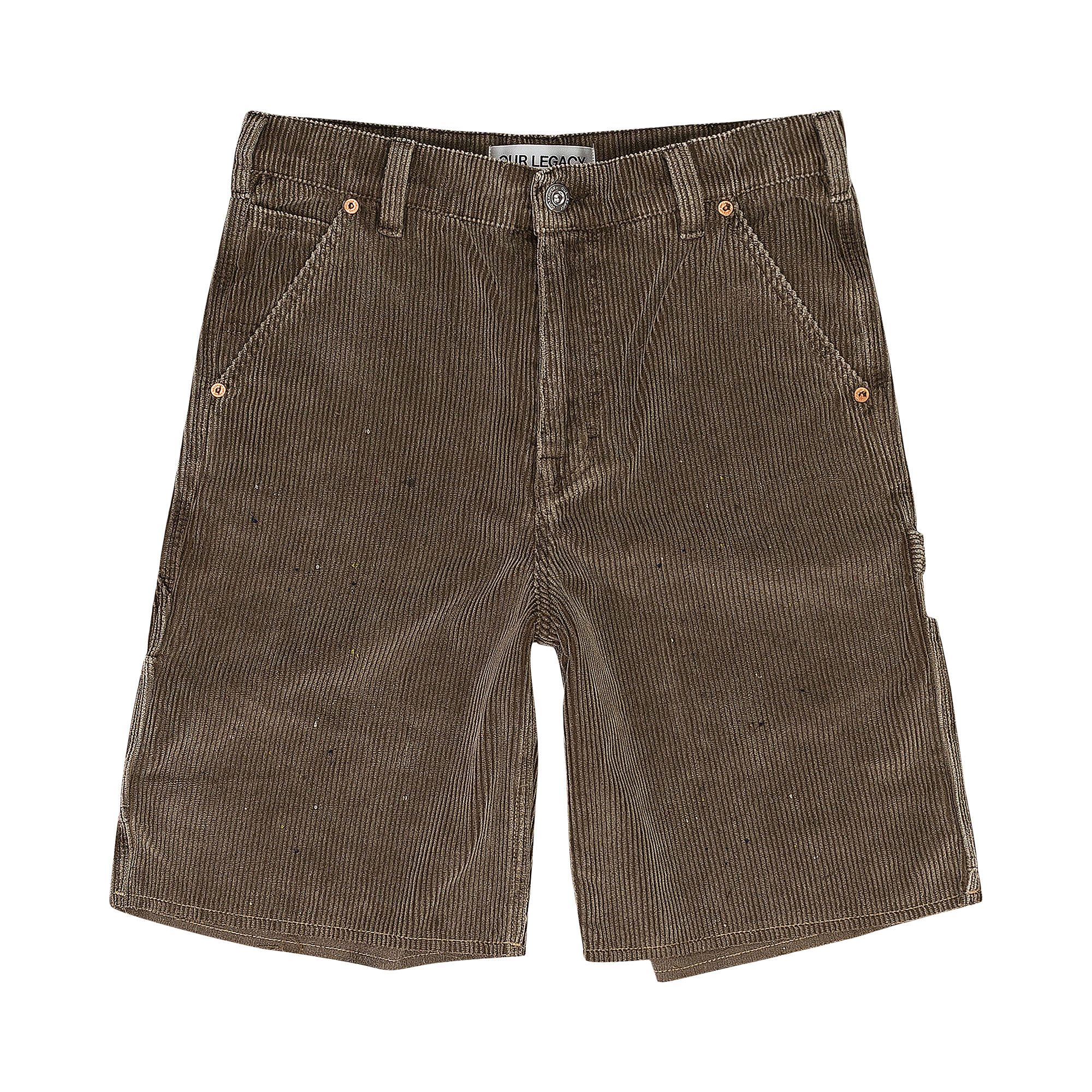 Buy Our Legacy Corduroy Joiner Short 'Brown' - M2245JB | GOAT
