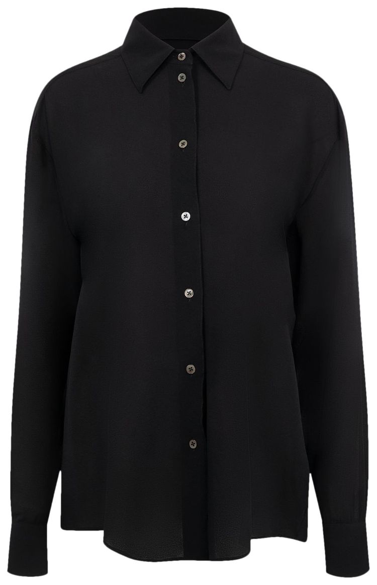 The Row Elia Shirt Black