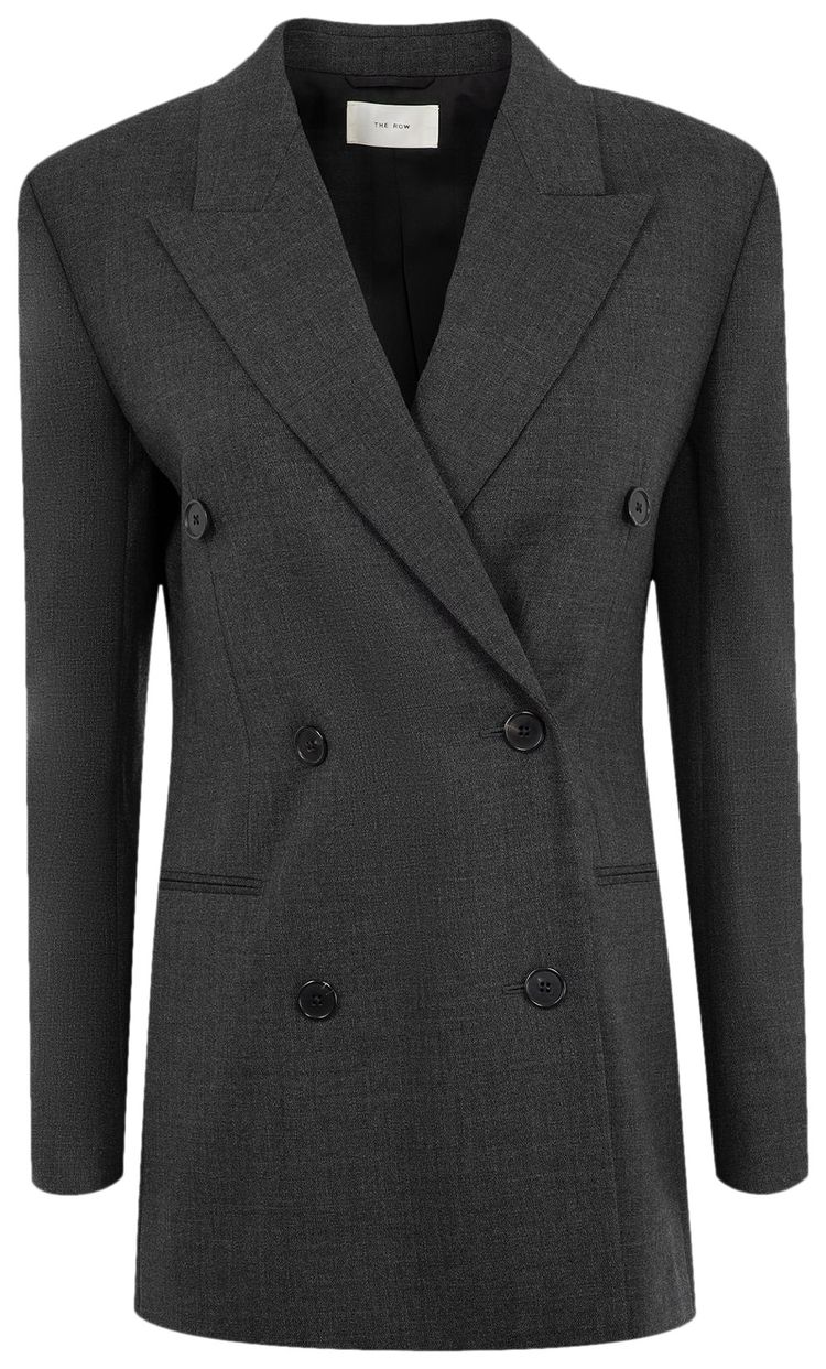 The Row Franny Jacket Charcoal