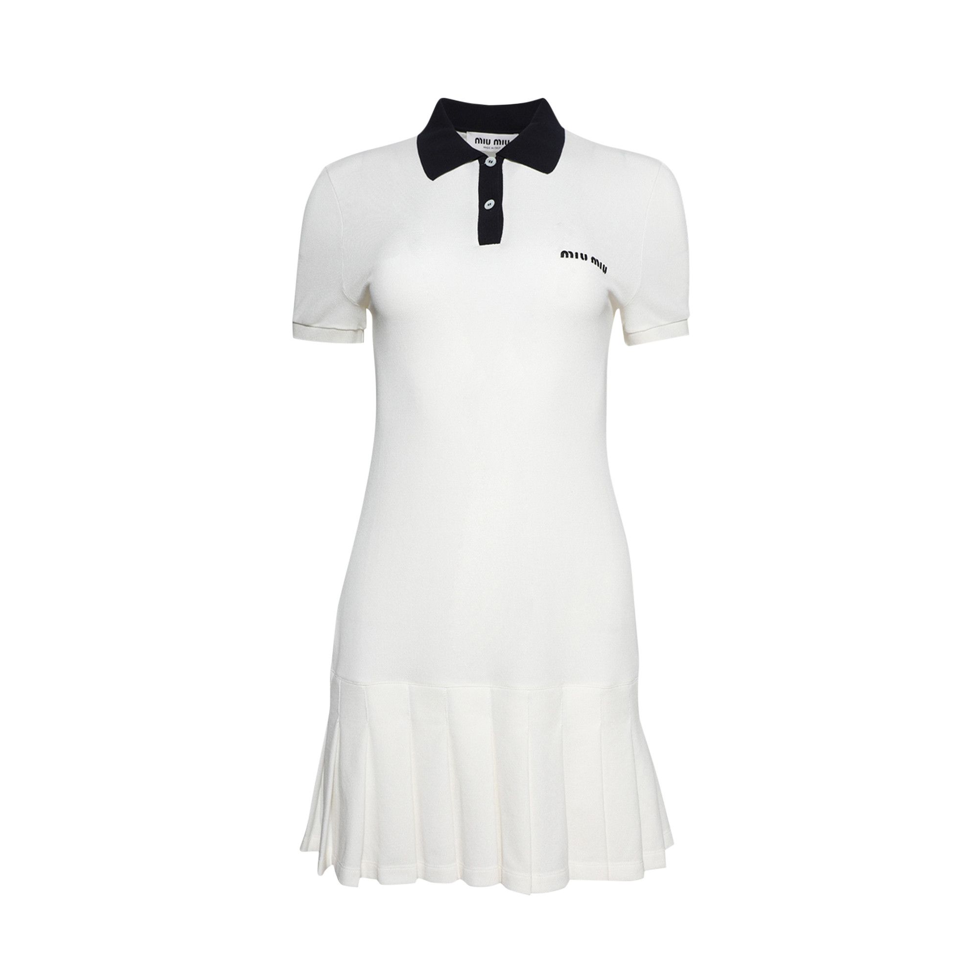 スカート MiuMiu Polo dress Miumiu 24 navy blue polo dress size XS – Wararni.com