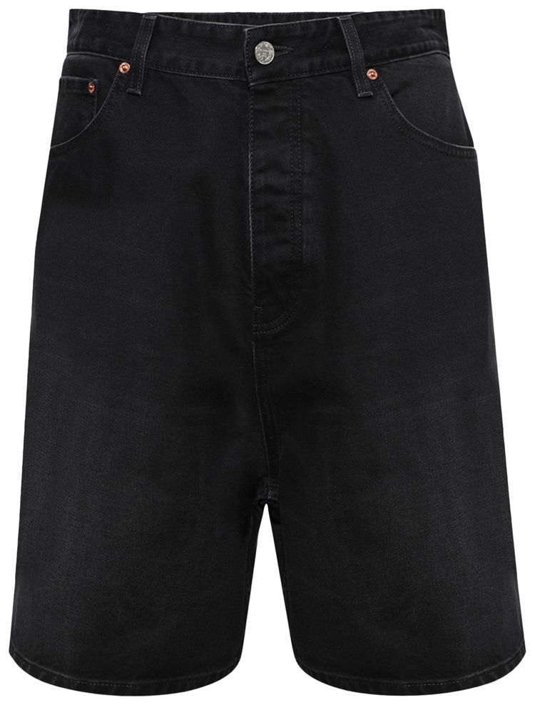 Vetements Denim Shorts Black