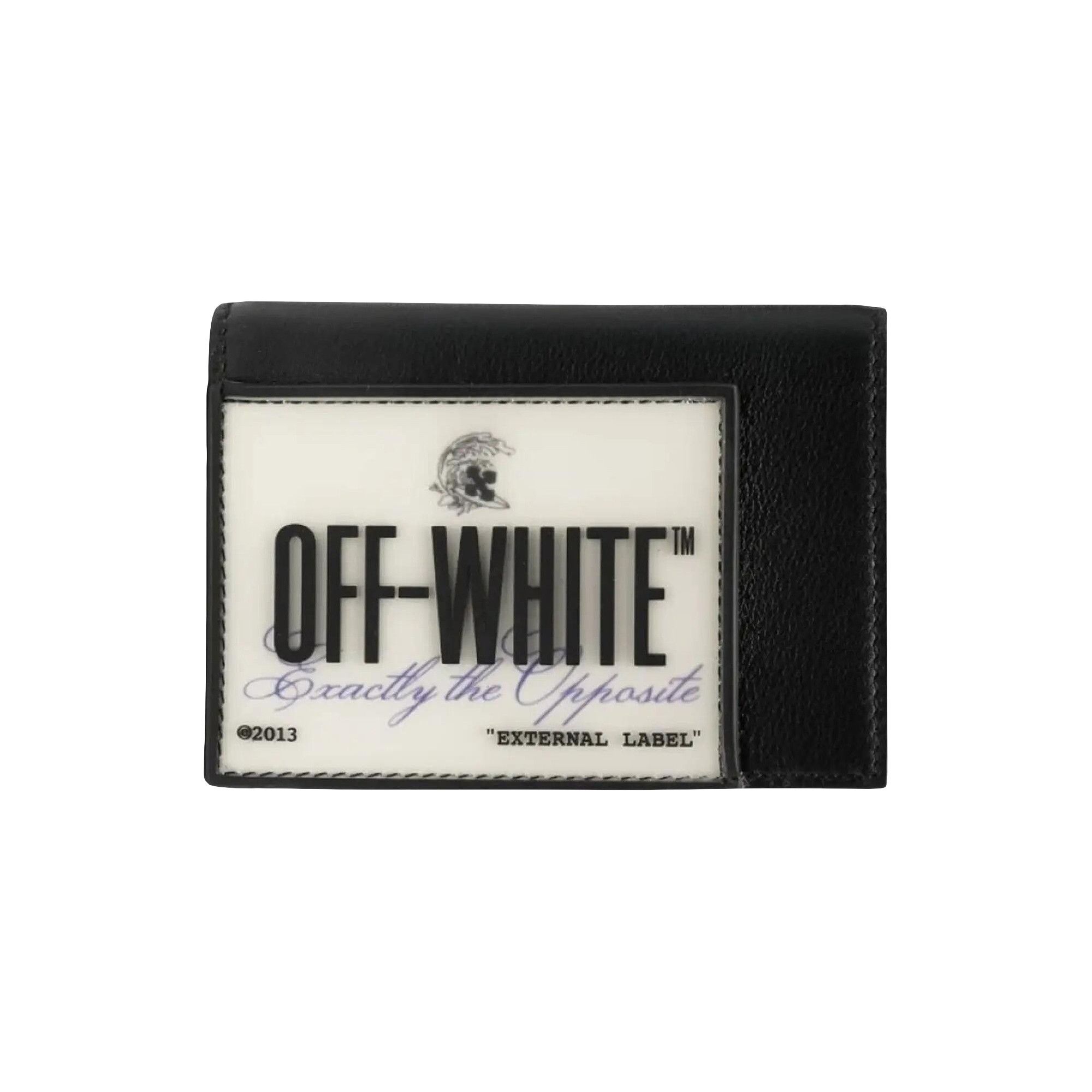 Buy Off-White Logo Patch Wallet 'Black/Multicolor Buy Off-White Logo Patch Wallet 'Black/Multicolor