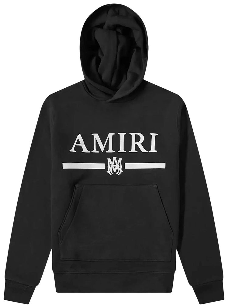 Amiri MA Bar Logo Hoodie Black