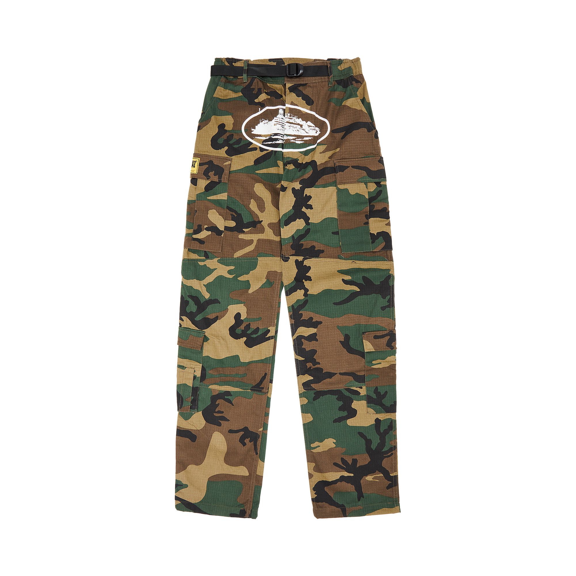 Buy Corteiz Guerillaz* Cargos 'Woodland Camo' - 7892
