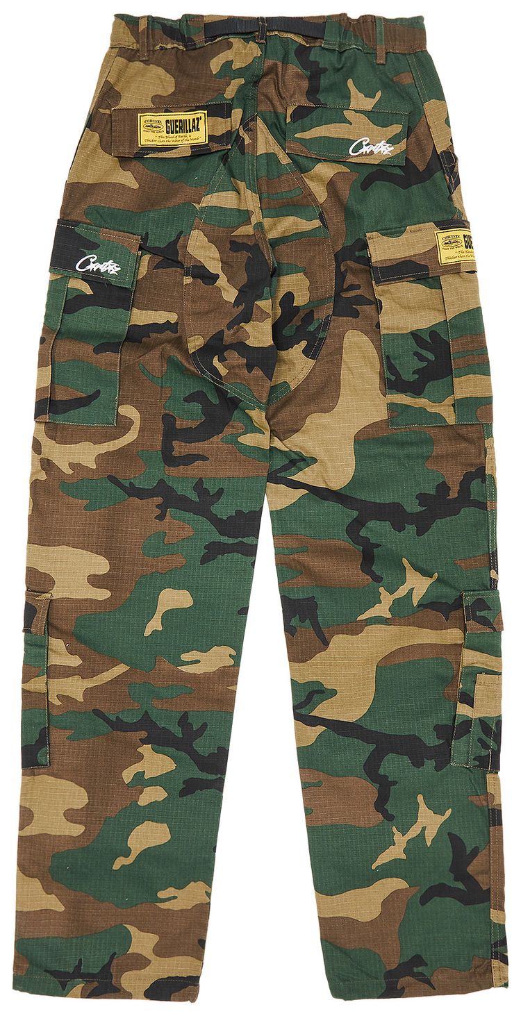 Corteiz Guerillaz Cargos Woodland Camo