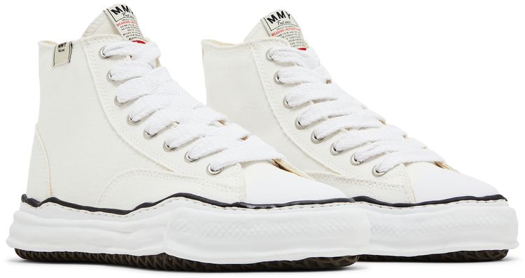 Maison Mihara Yasuhiro Peterson OG Sole Canvas High White