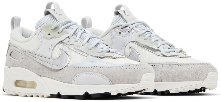 Nike Wmns Air Max 90 Futura Pure Platinum Metallic Silver