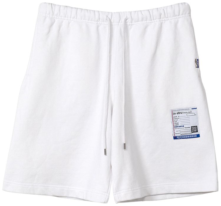 Maison Mihara Yasuhiro French Terry Easy Shorts White