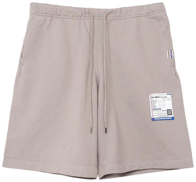 Maison Mihara Yasuhiro French Terry Easy Shorts Light Grey