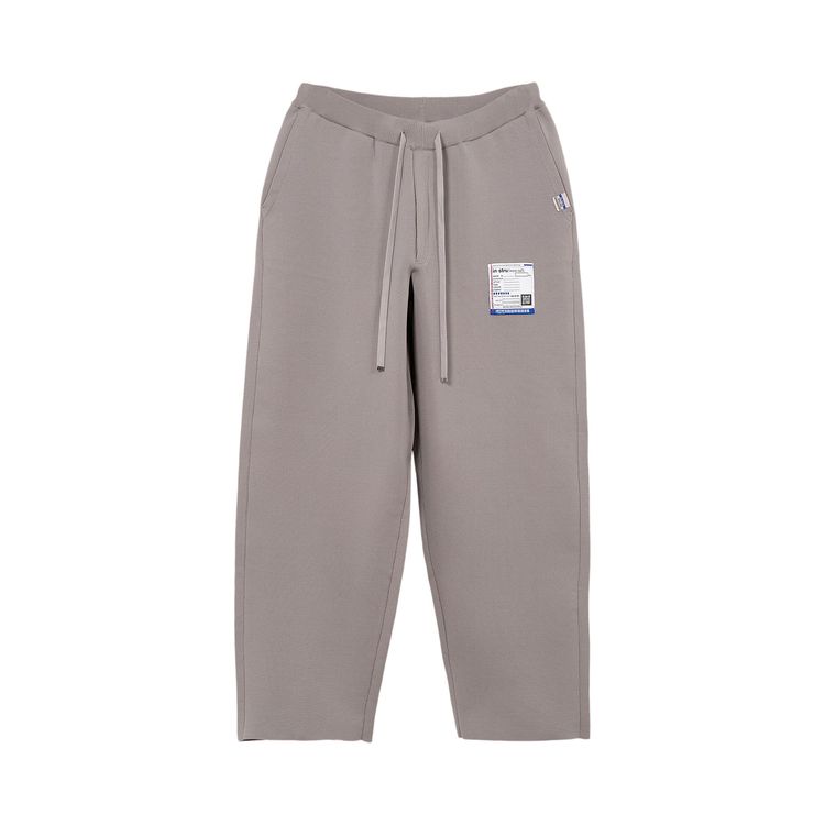 Maison Mihara Yasuhiro Milan Rib Easy Pants Light Grey