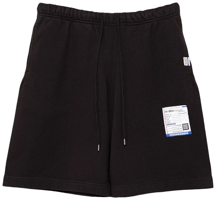Maison Mihara Yasuhiro French Terry Easy Shorts Black