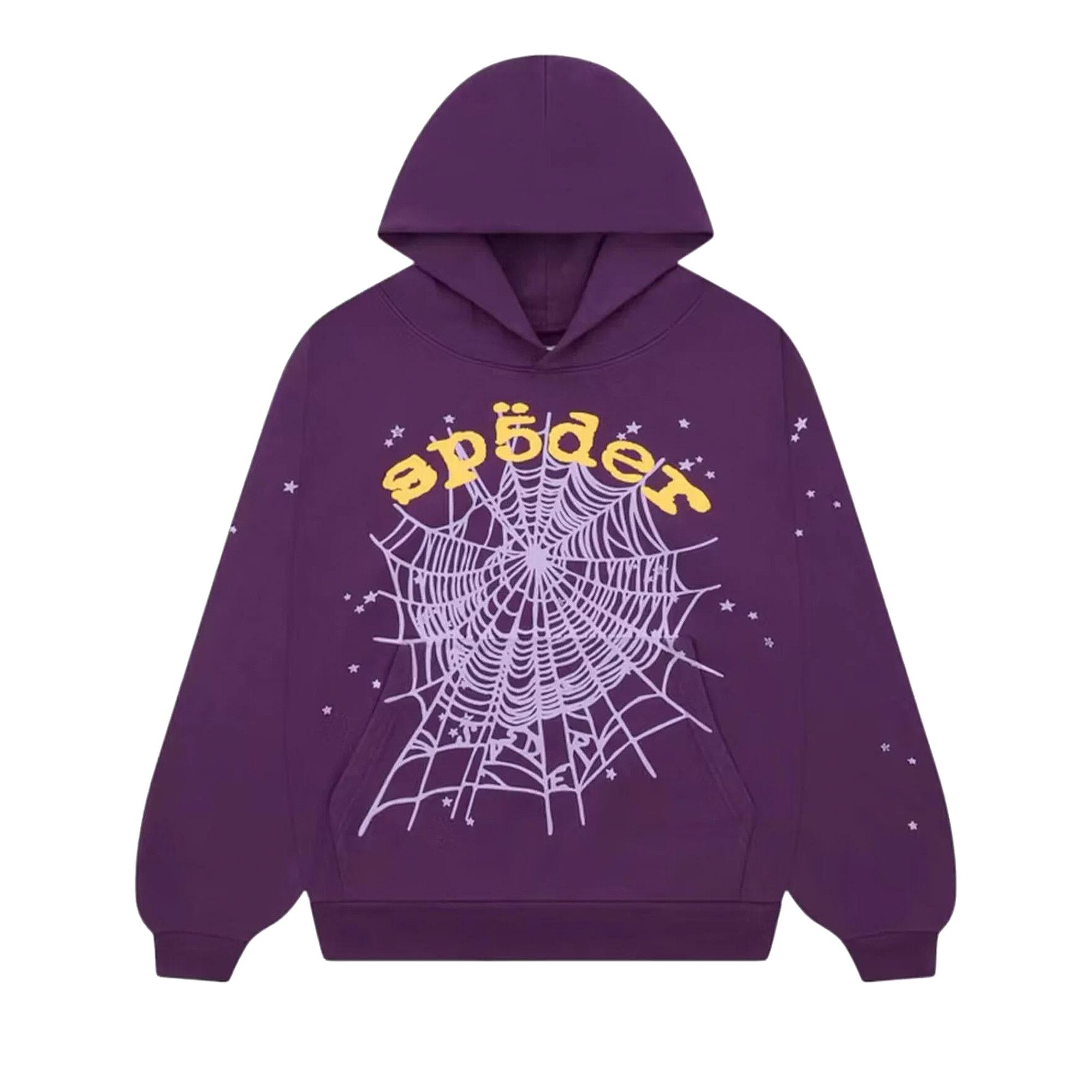 Buy Sp5der Star OG Web V2 Hoodie 'Purple' - SS36FW24PUR | GOAT
