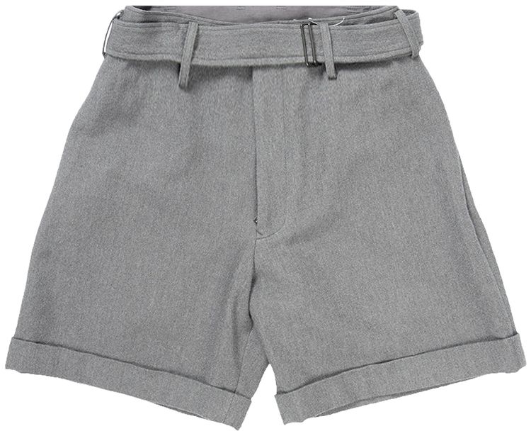 Yohji Yamamoto Bellted Short Pants Grey