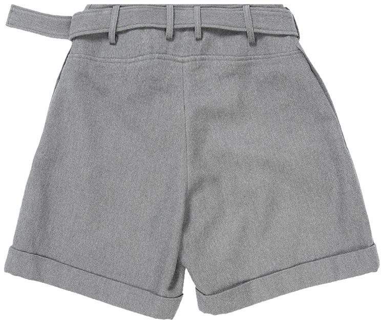 Yohji Yamamoto Bellted Short Pants Grey