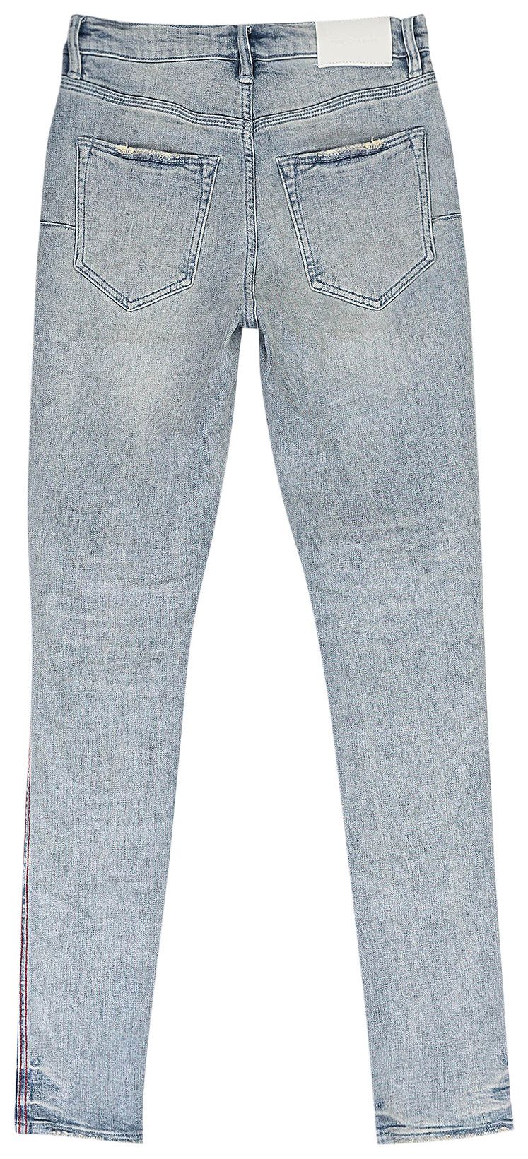 PURPLE BRAND Light Red Pop Jean Skinny Jeans Indigo