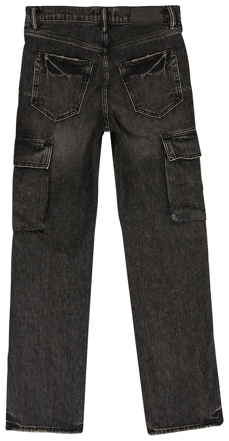 PURPLE BRAND Vintage Cargo Skinny Jeans Black