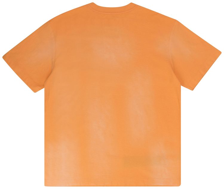 PURPLE BRAND Textured Jersey Short Sleeve Tee Orange