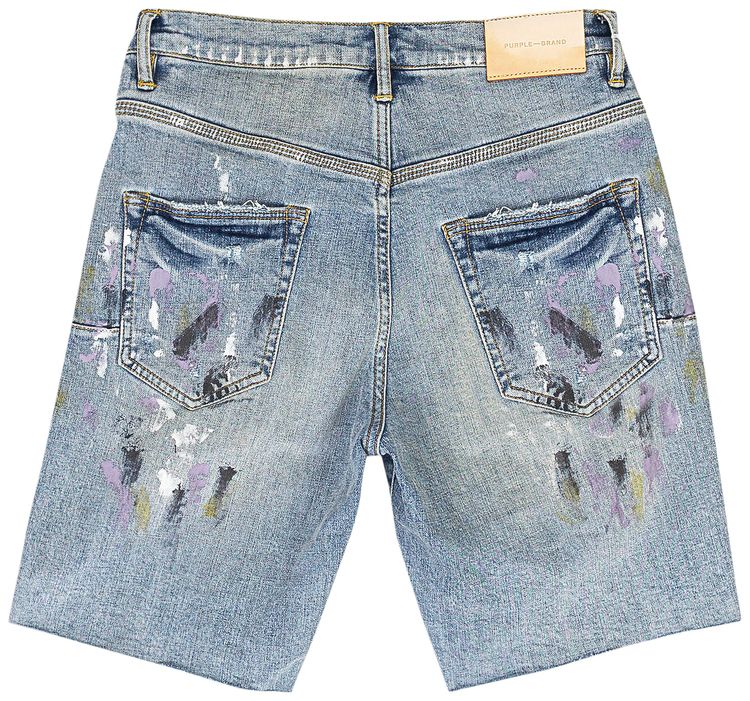 PURPLE BRAND Aged Vintage Destroy Skinny Jeans Indigo