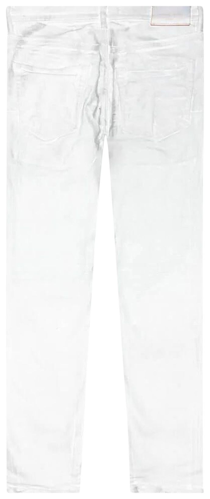 PURPLE BRAND Iridescent Pearl Skinny Jeans Worn White
